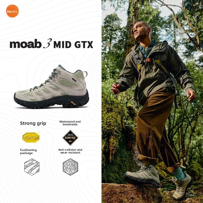 Genuine Mele Outdoor Sports Hiking Shoes MOAB3 MID GORE-TEX Waterproof Hiking Shoes