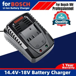 Ładowarka do akumulatorów Bosch 2A 18V 14.4V Ładowarka do akumulatorów litowo-jonowych BAT609 BAT609G BAT618 BAT618G Ładowarka AL1860CV AL1814CV