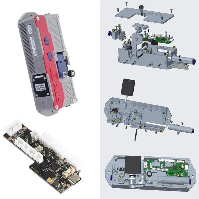 

Filament Buffe Feed Buffer for Klipper RRF Marlin Allows Simple to Install and Adjustment for Optimaled Feeding