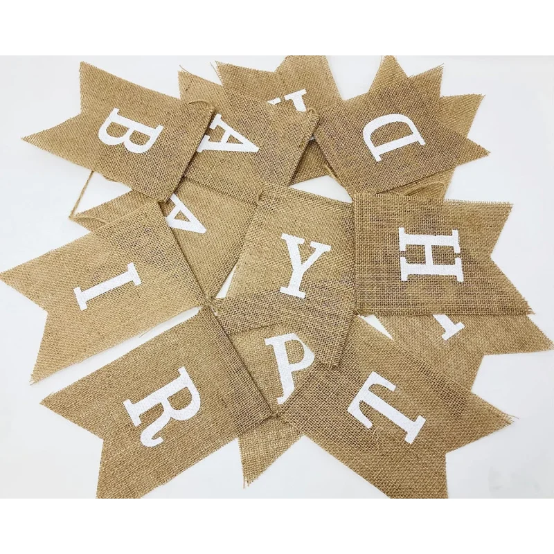 لافتة عيد ميلاد سعيد لتزيين حفلات أعياد الميلاد (طباعة بيضاء)