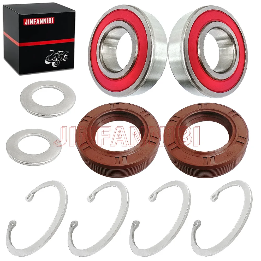 

Front Wheel Bearings & Seals Kit for Honda Foreman Rubicon 500 TRX500FA/FGA/FPA Foreman 450 ES/S TRX450FE/FM 1998-2004