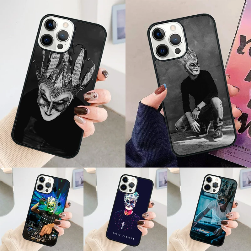 DJ Boris Brejcha phone case Cover For iPhone 14 15 16 Pro Max SE 2020 coque For apple 11 12 13 Pro Max Mini 7 8 Plus