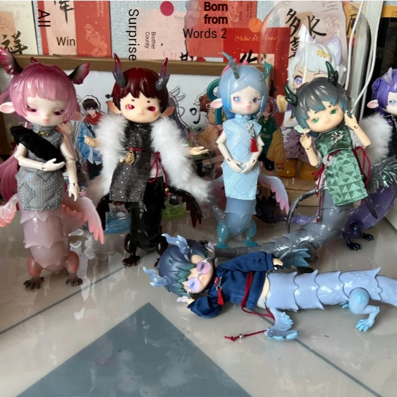 

Penny'S Box Fantastic Creatures Series Ob11 1/12 Bjd Dolls Blind Box Mystery Box Toys Action Anime Figure Model Birthday Gift