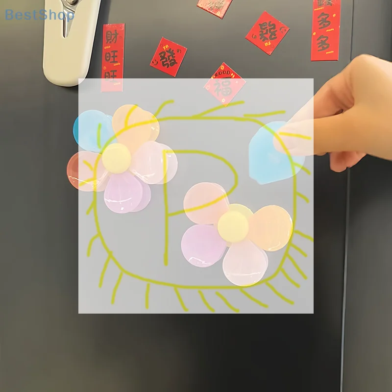 2 In 1 Magnetic Fridge Magnets Flower Type Multifunctional Sealing Clips For Food Storage Food Sealing Clips Kitchen Accessories