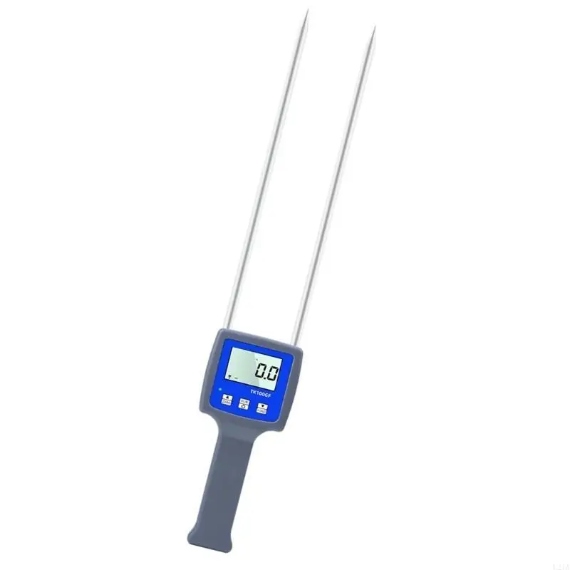 2025 New Grains Meter with Anti Slip Handle for Wheat Bean Variety Grains Moisture Tester Large Display Grains Humidity Meter