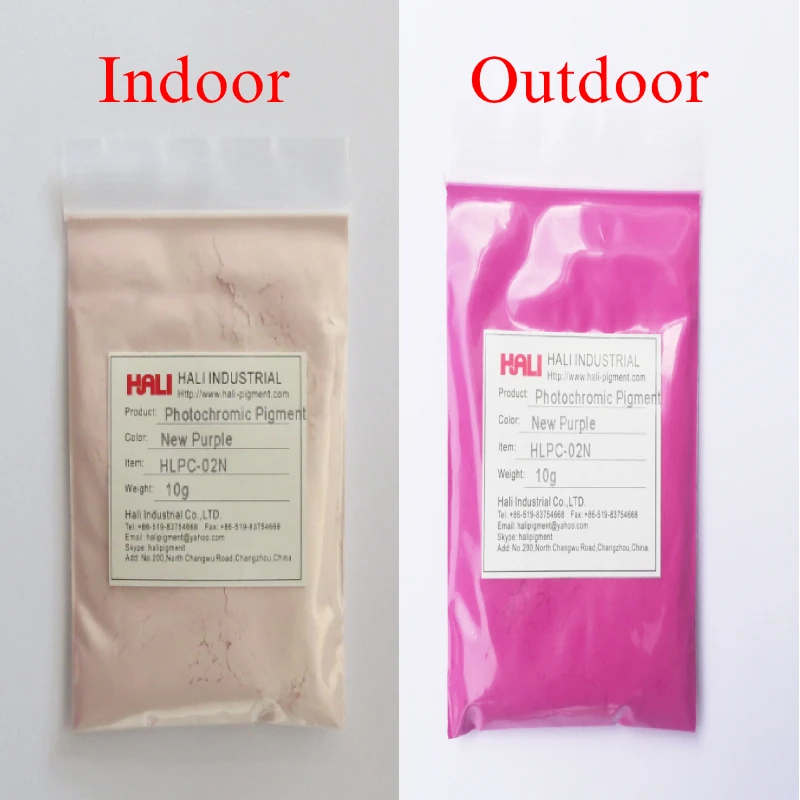 10gram New red color photochromic pigment Item:HLPC-01N