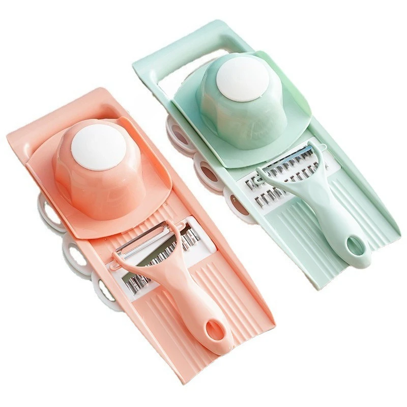 Multi-functional Vegetable Scrubbing Board Set Hand Guard Fancy Slicing Board Household Vegetable Slicing and Cutting Machine