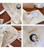 Canvas Lovely Duck Shoulder Bag Student Girls
