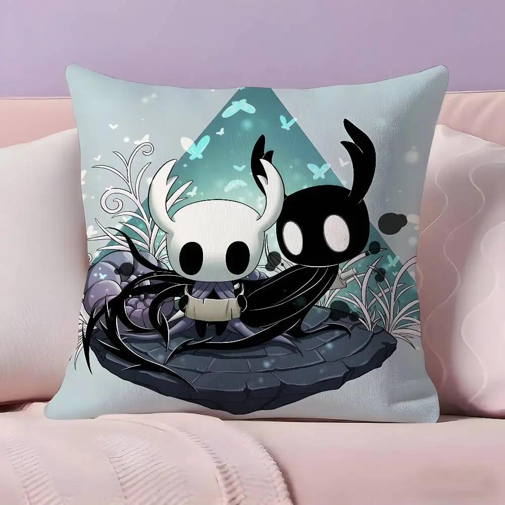 Games H-Hollow KnightS Pillow Case Pillowcase Ultra Soft Skin Friendly Fabric Cloud Like Comfort & Concealed Zipper