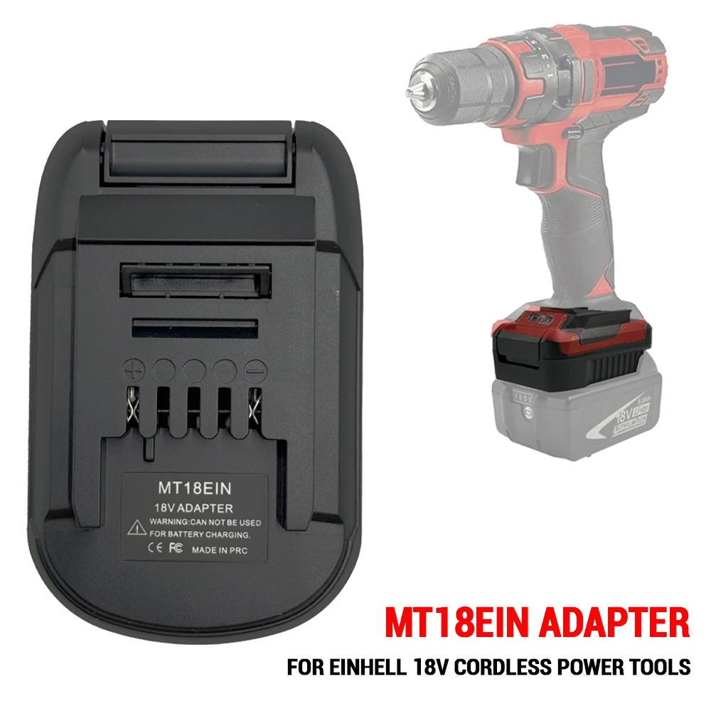 

MT18EIN Adapter Converter for Makita 18V To for Einhell 18V Li-Ion Battery for Einhell Cordless Power Drill/Driver Tools Use