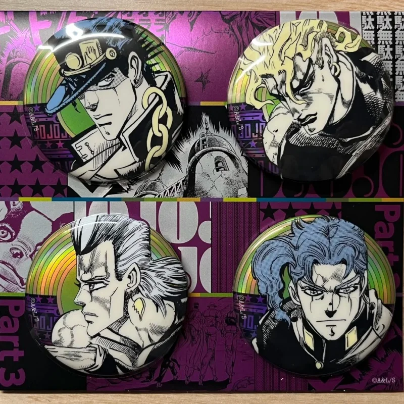 SHONEN JUMP SHOP JoJo's Bizarre Adventure Kolorowa Odznaka Grupa PHANTOM BLOOD BATTLE TENDENCY JOJOLION Kolekcja Postaci Hobby