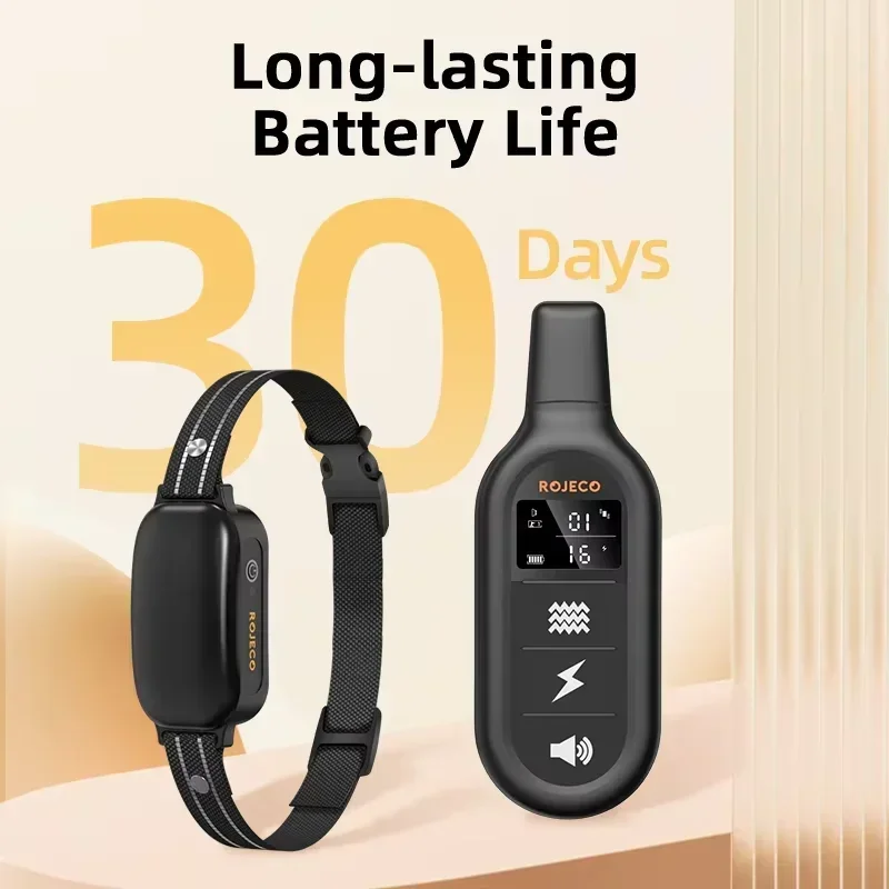 For 1/2/3 Dogs Electric Dog Training Collar Digital Rechargeable Remote Control IPX7 Waterproof Vibrator Pet Bark Stop Shock view 3