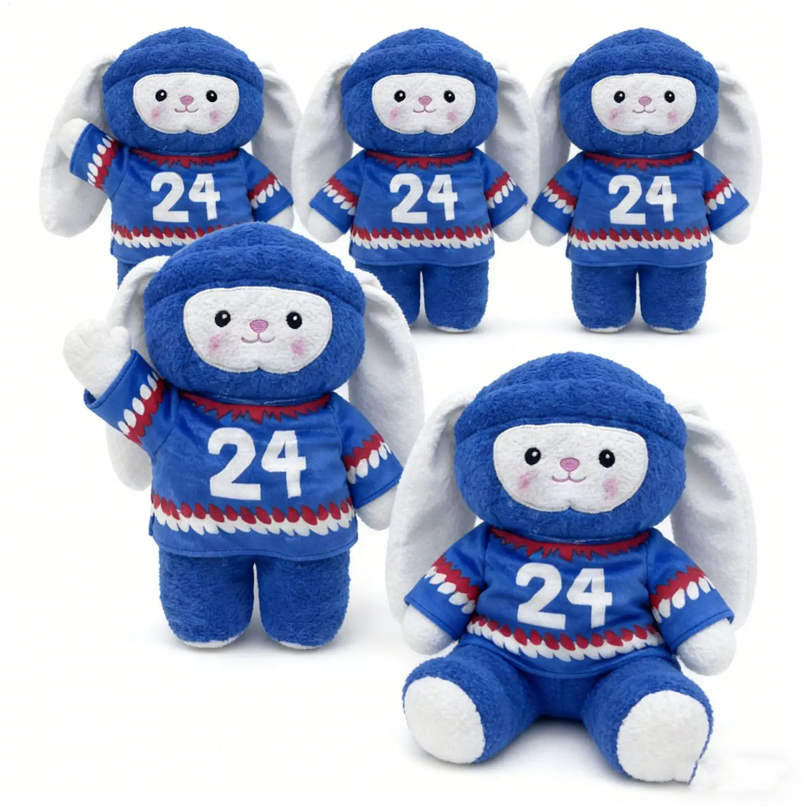 

Bunny Stuffed Animal Plush Toy with cute Ears Kawaii Stuffed Doll Soft Sofa Cushion Kids Birthday Gift Room Decor