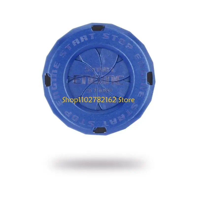 547B Push Start Button Cover Press Car Engine Start Stop Button Cover Push to Start Button Cover Ignitions Protective Trim