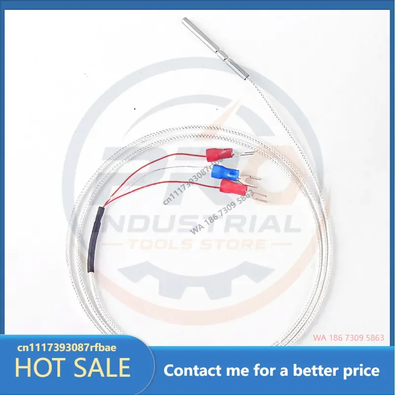 Probe Type Temperature Sensor, Thermal Resistor with Probe PT100 /PT1000 Platinum Resistor in Straight Tube Package