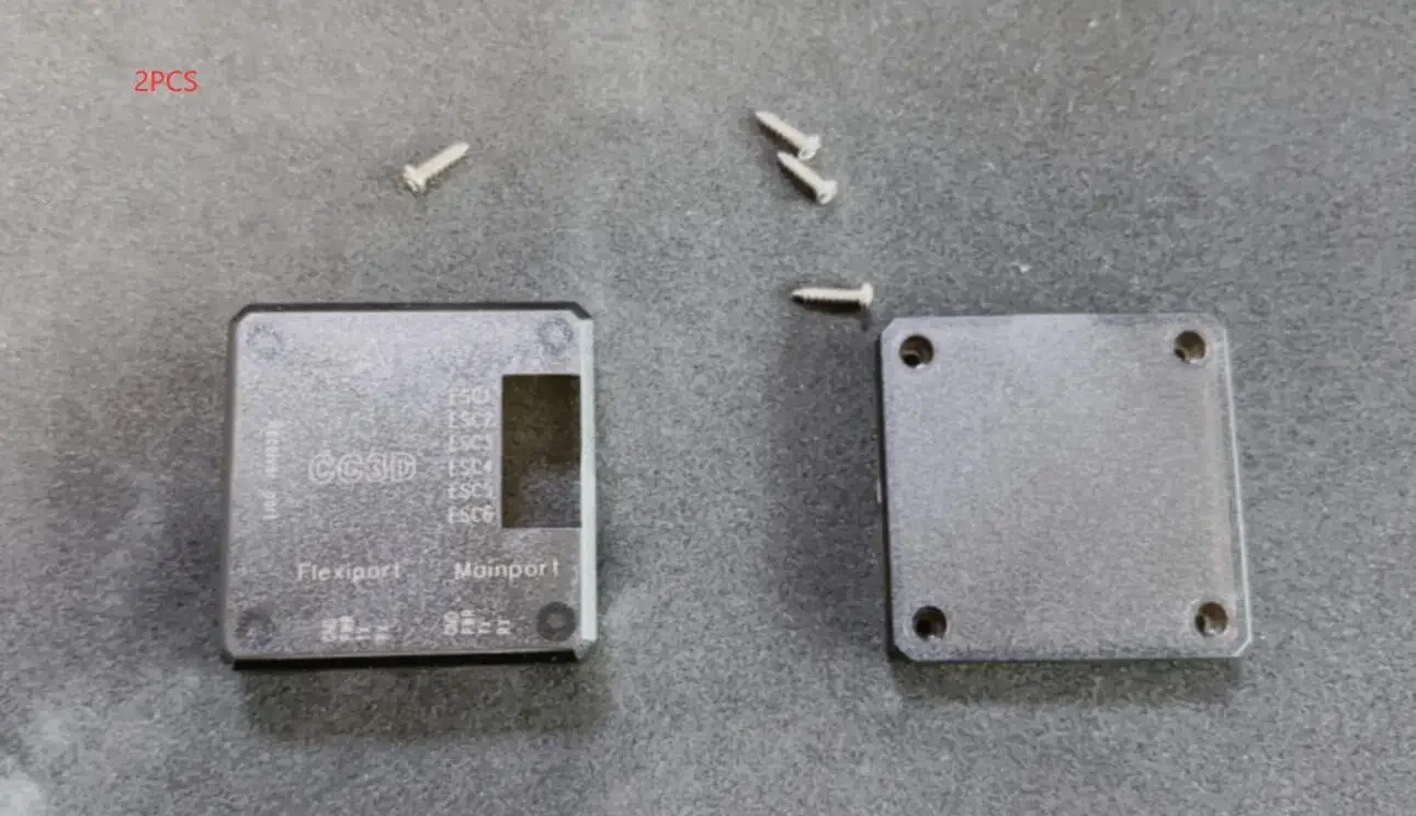 2pcs PVC lightweight Protective Case Cover Shell and screws for Racing CC3D Openpilot Open Source  Flight Controller