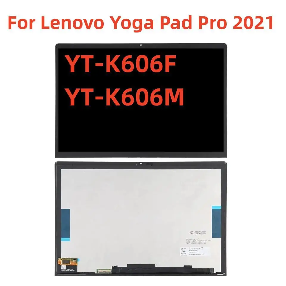 

13" Original LCD For Lenovo Yoga Pad Pro 2021 Yoga Tab 13 YT-K606F YT-K606M LCD Display with Touch Screen Digitizer Assembly