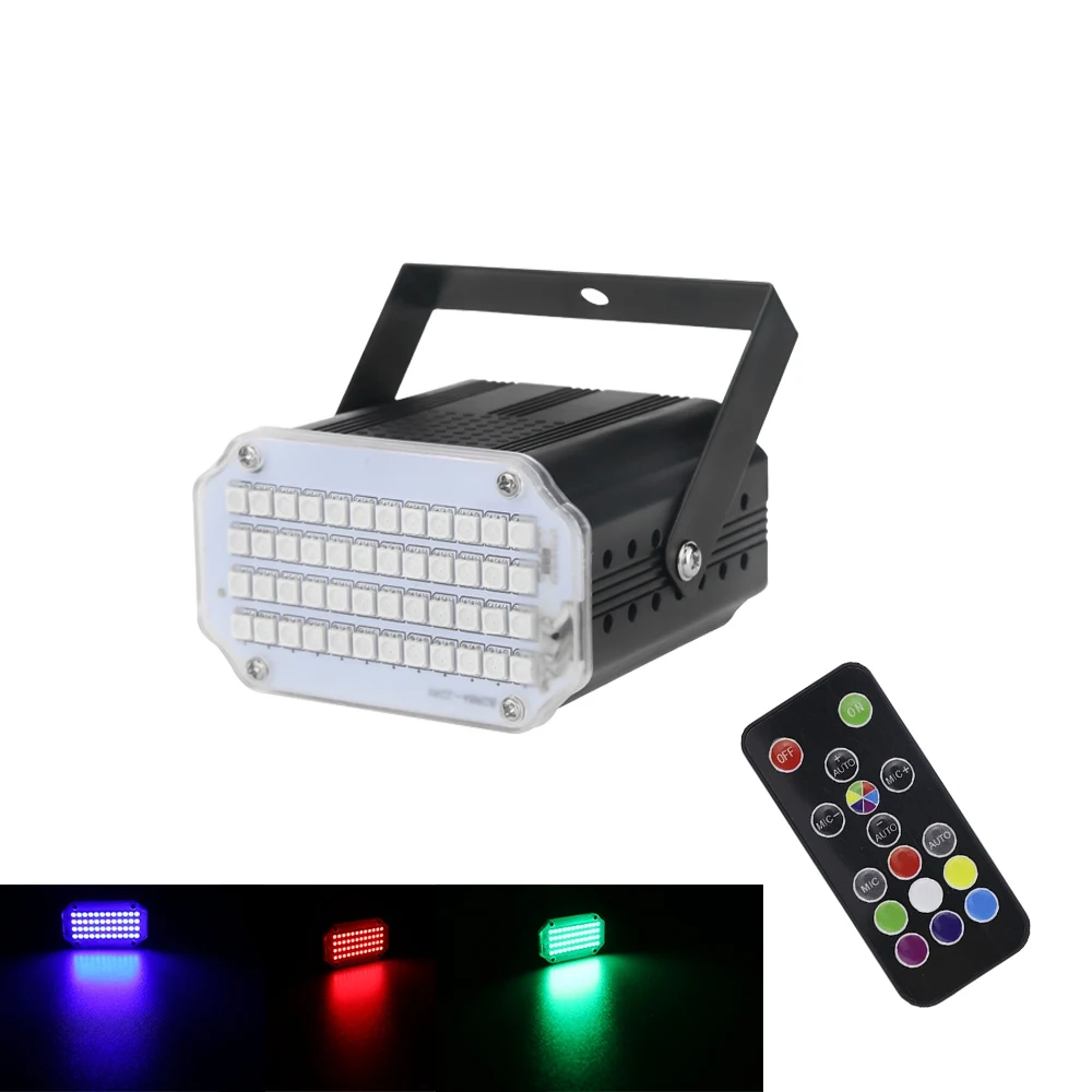 Stage Lighting 48pcs SMD Led Strobe Light  Stage Lighting Effect Party Festa Disco Stroboscope Bulb Halloween Decorations