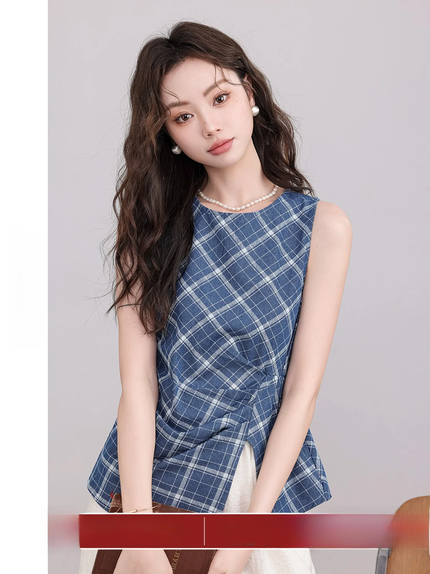 

Unique Faion Asymmetric Slit irt Women's Sli Summer New Arrival High Waist Cotton Blend Comfortable Non-deformable