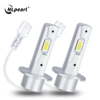 NLpearl H3 led Bulbs Lamp 40W Car Fog lights 8000LM Day Driving Light Fanless Auto H3 Headlight 6000K White 12V 24V Automotive