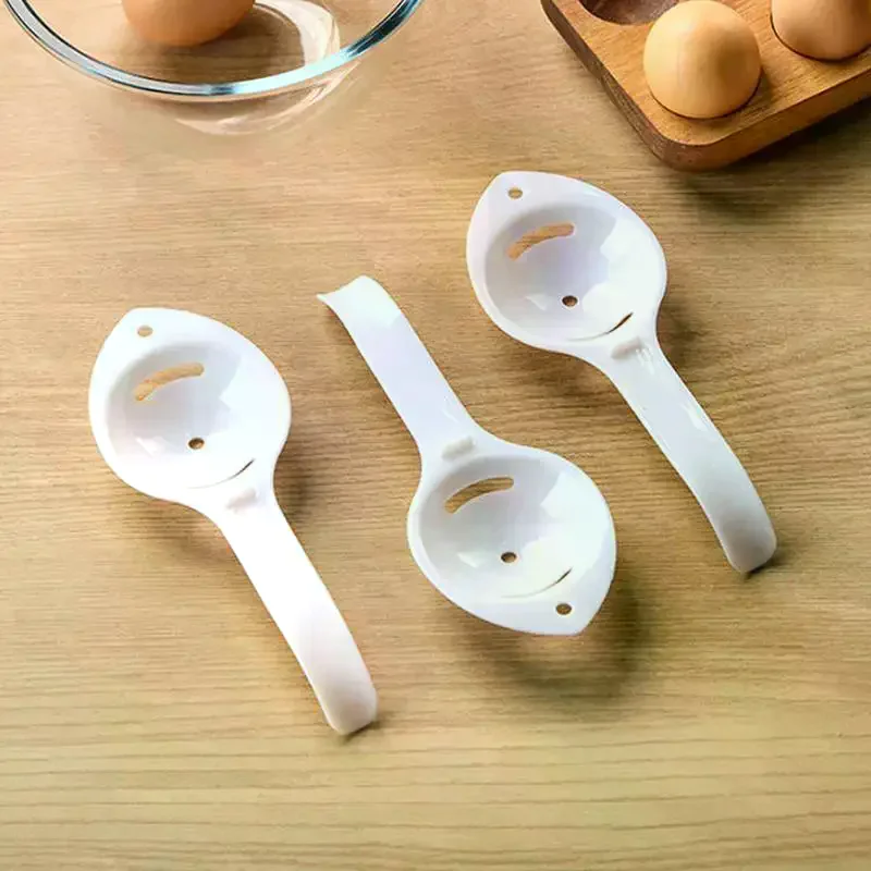 Extended Handle Egg White Separator, Egg Yolk Separator, Egg White Filter, Kitchen Cooking Egg Separator Egg Strainer