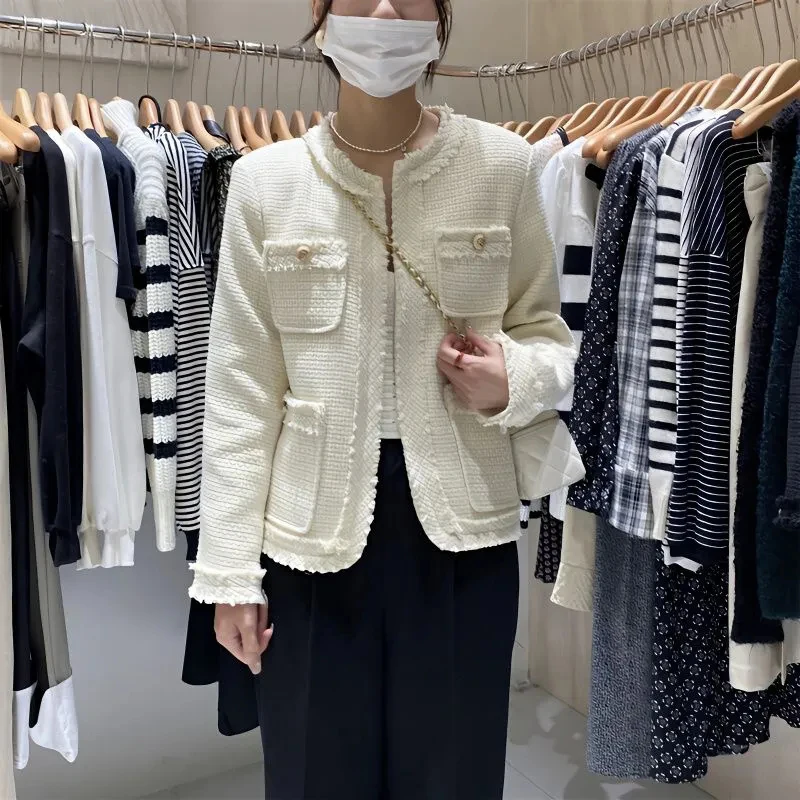 

Гонконгский круглый открытый кардиган ort Sve Long Sve женский модный свободный повседневный топ весна осень новое поступление