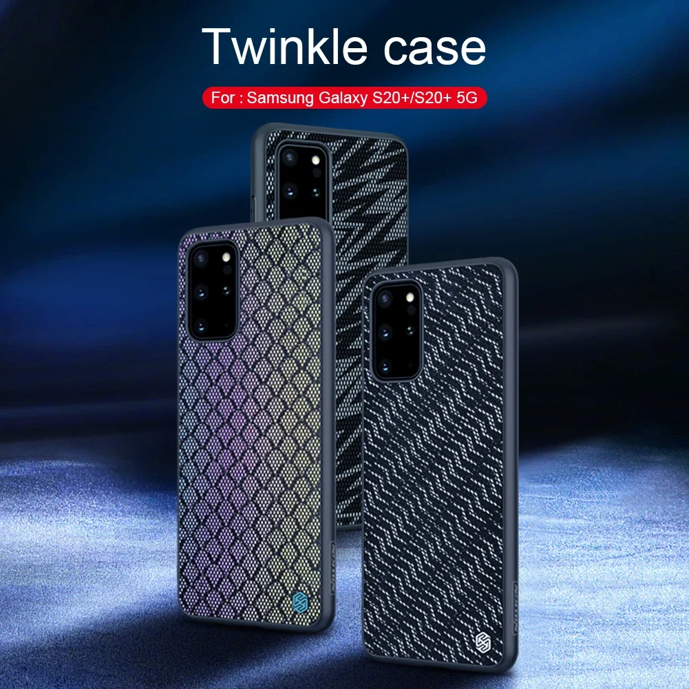 NILLKIN For Apple iPhone 11 Pro Samsung Galaxy S20 Plus /S20 Plus 5G Twinkle Case Geometric Texture All Round Protection Cover