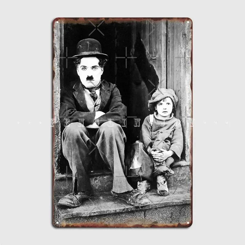 

Chaplin The Kid D21 Metal Sign Club Bar Wall Decor Cinema Garage Create Tin Sign Poster