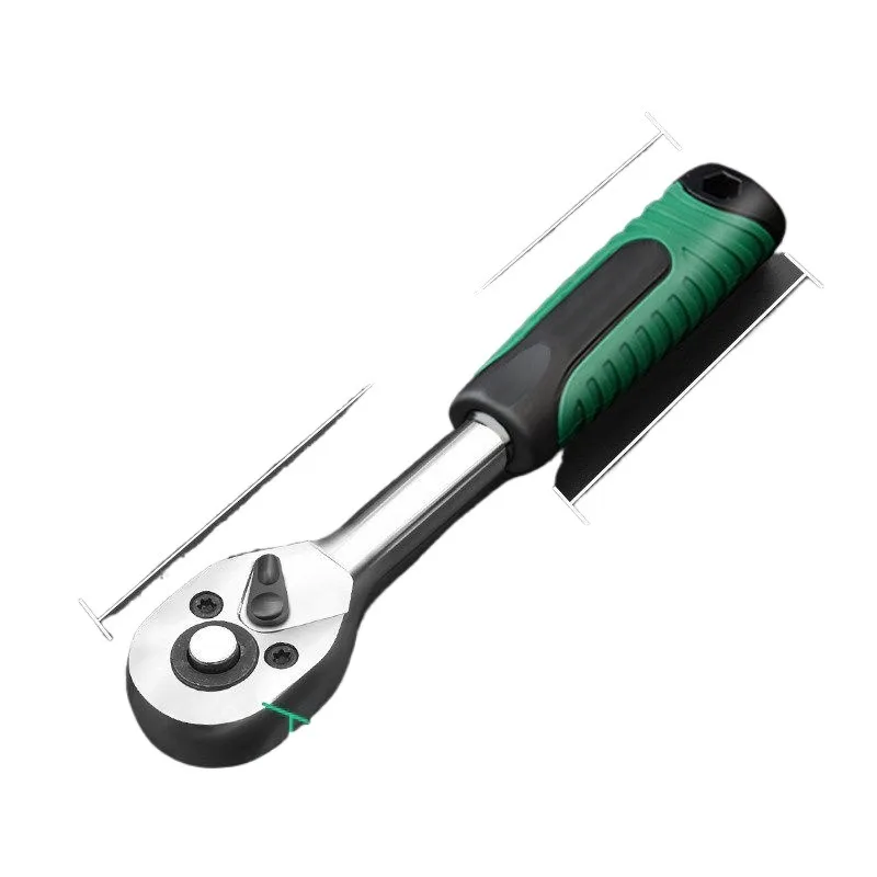 Quick socket, ratchet wrench, large, medium and small sockets, bidirectional, universal automotive repair tools