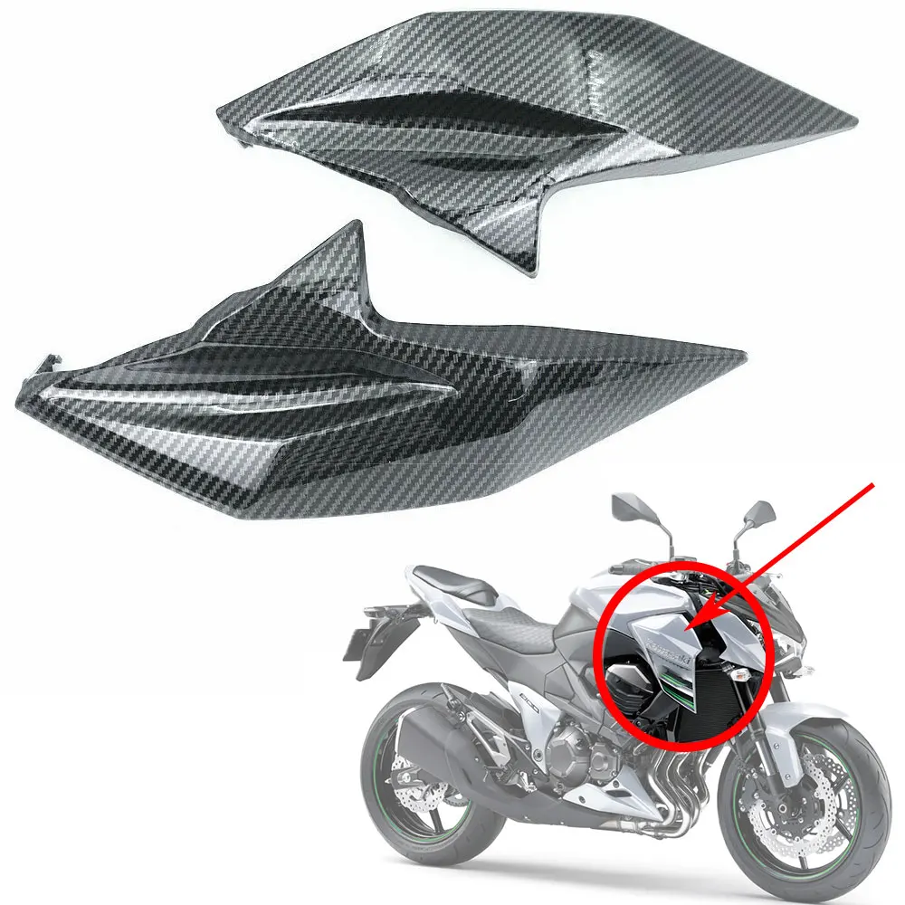 

Side Nose Headlight Cover Trim Fairing For KAWASAKI Z800 2013-2016 Motorcycle Modified ABS Plastic Motocross Carbon Fiber Paint