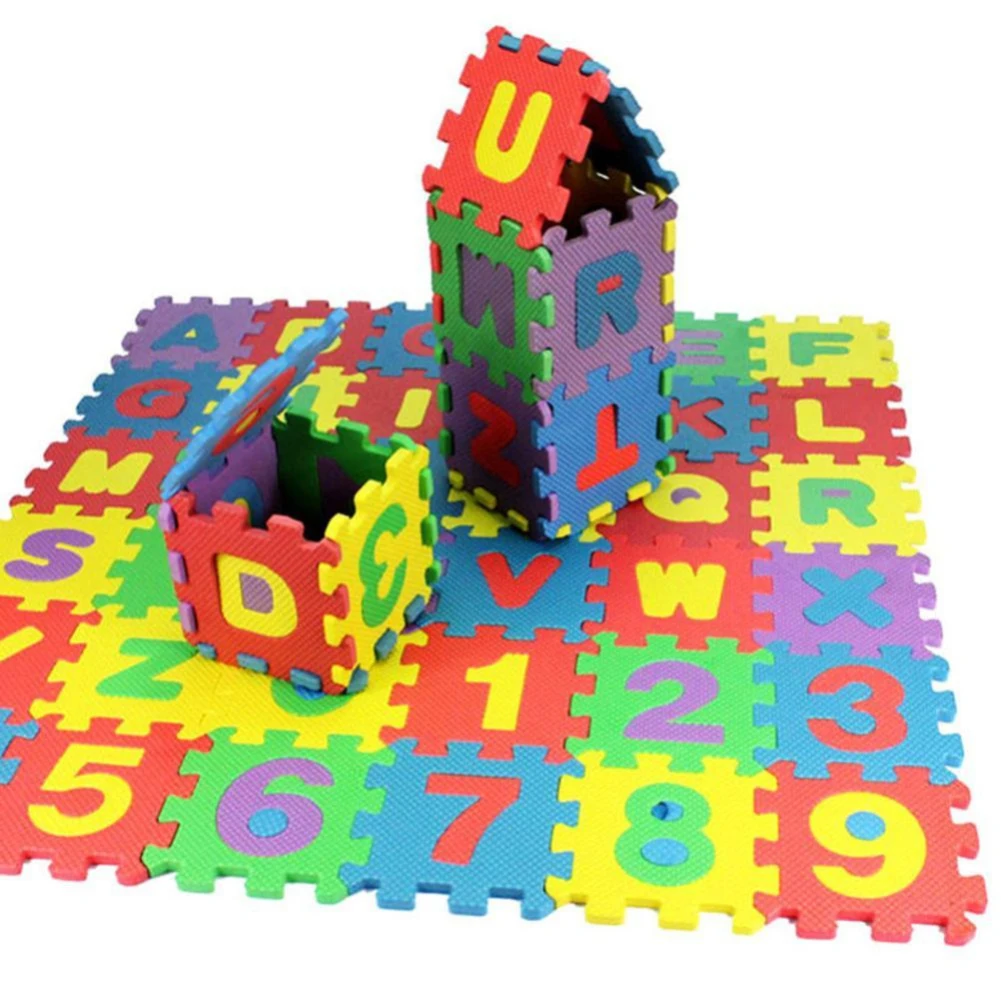 Abcd Cm Cm Nummer Pakket Inhoud Kinderen Kinderen Spelen Geschikt Tapijt Super Comfortabele Constructie