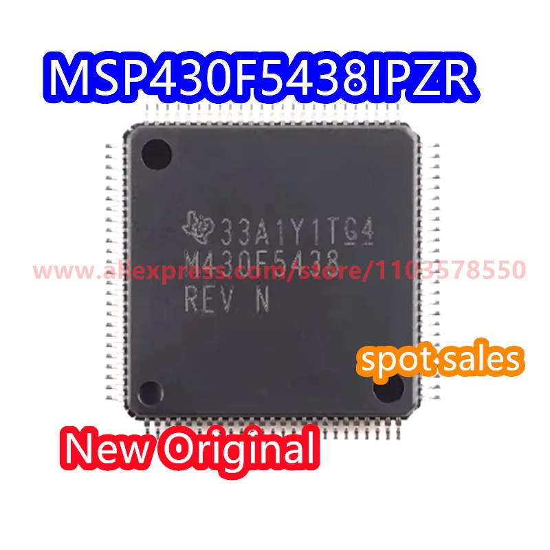 

5PCS MSP430F5438IPZR package QFP-100 16 bit mixed signal microcontroller chip M430F5438 brand new original packaging