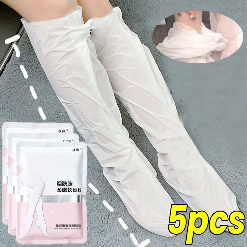 

Moisturizing Exfoliating Foot Mask Long Empty Leg Masks Dead Skin Remove Pedicure Sock for Feet Anti Cracking Skin Care Tools
