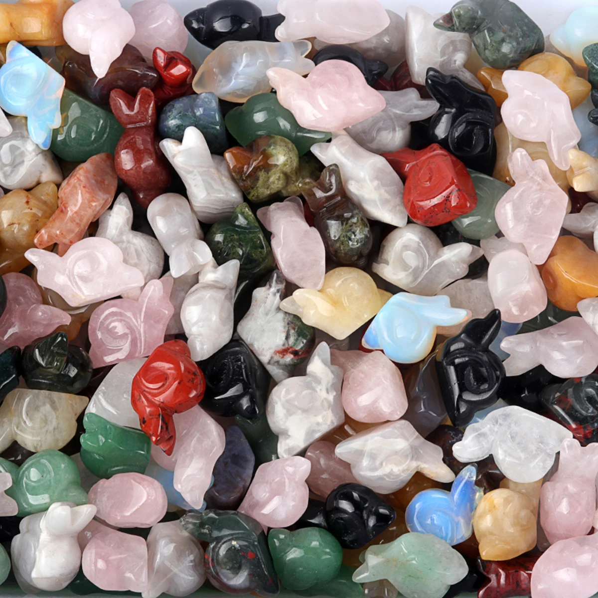 1 Stück exquisite und schöne Naturstein geschnitzte Kristall Achat Obsidian Schnecke geformt Home Desk zarte Ornament Dekor Geschenke