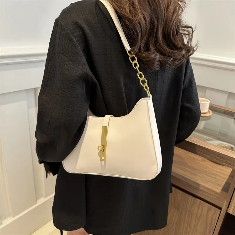 

Korean Textured Underarm Bag for Women, Multi-Use Spring Shoulder & Handheld Purse, Niche Fashion Crossbody Daily Accessory