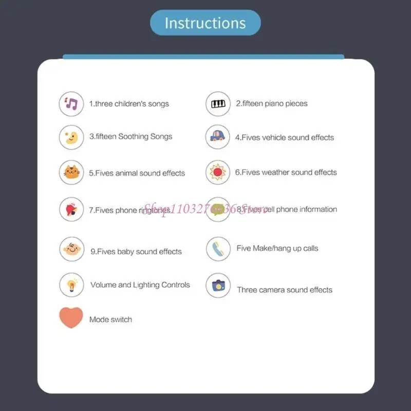 R6FD Điện Thoại Động Đồ Chơi Xếp Hình Điện Thoại Động Điện Thoại Cho Bé Đồ Chơi Phát Sáng Nắm Đồ Chơi Âm Nhạc