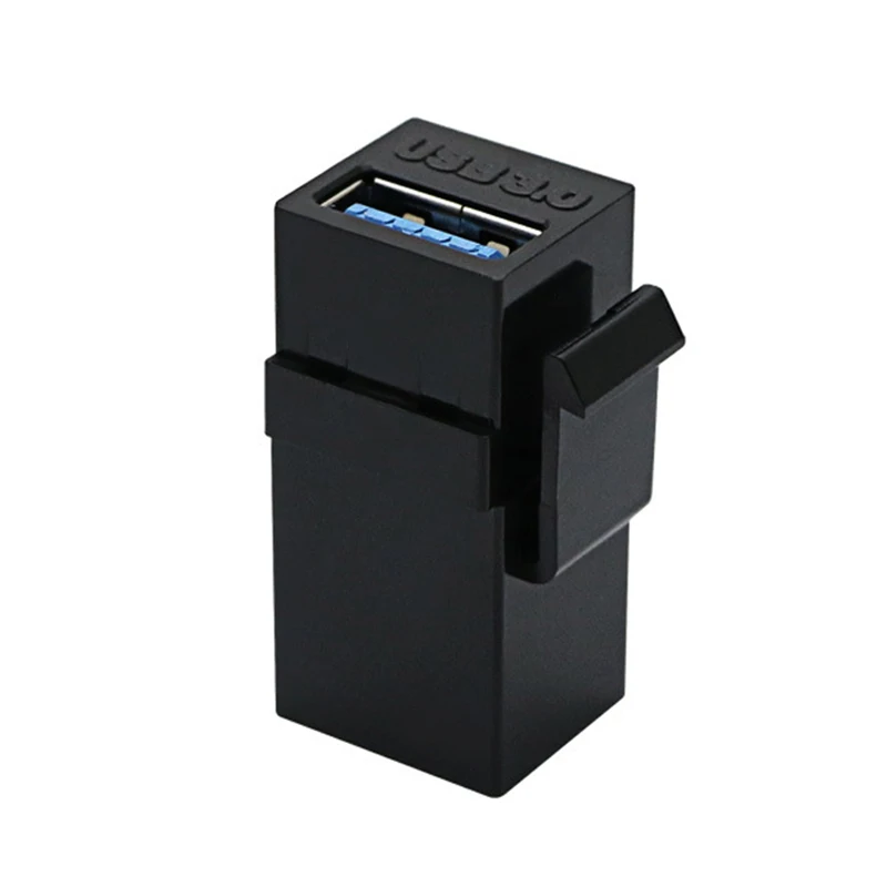

1-10PC USB3.0 Keystone Jack Inserts Female to Female Connector for Wall Plate Outlet Panel with USB Port Snap-in Connector Socke