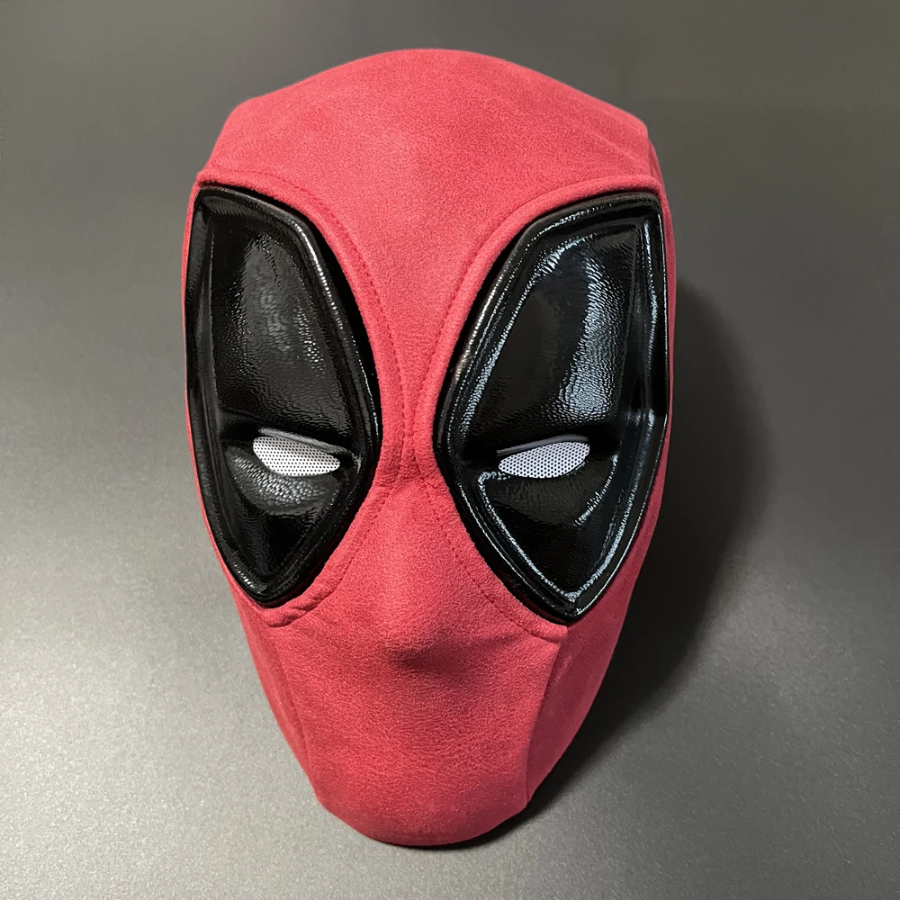 Superhero Deadpool Cosplay Mask With Face Shell Halloween Masquerade Adults  Wade Winston Wilson Carnival Headgear Costume Props