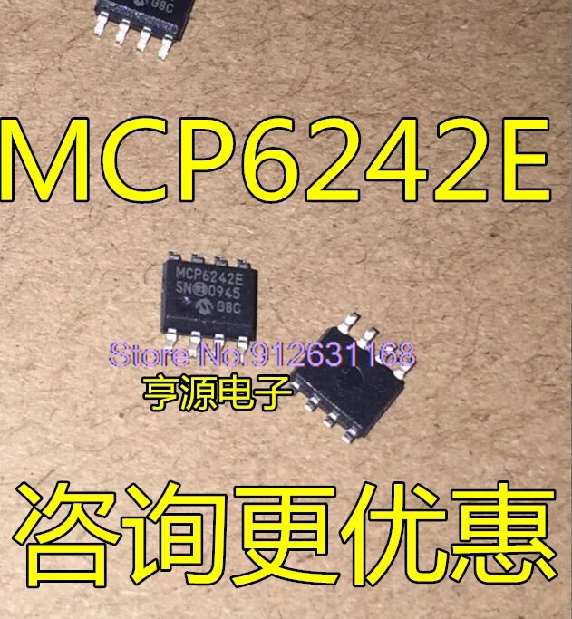 (20SZT/LOT)MCP6242E MCP6242-E/SN MCP4921-E/SN -I/SN SOP8