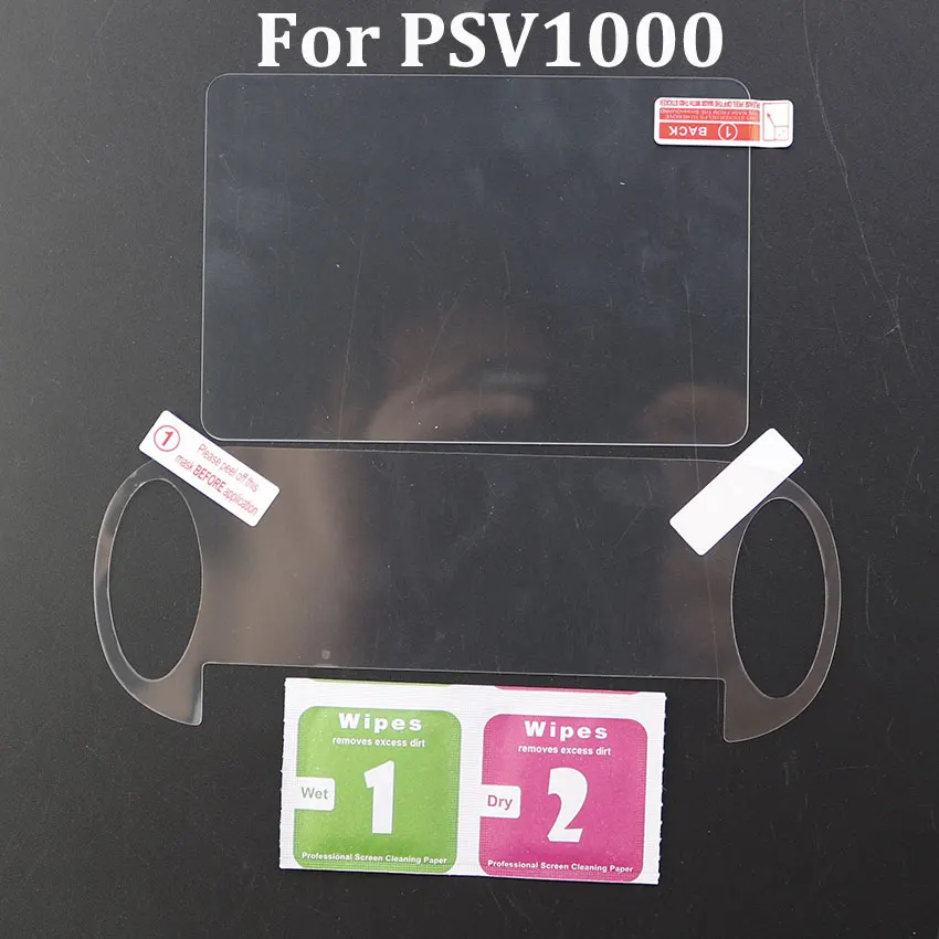JCD-Protector de pantalla frontal de vidrio templado transparente HD, película protectora trasera para Psvita PS Vita PSV 1000 2000 PSV1000 PSV2000