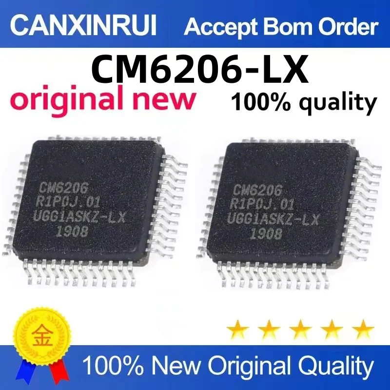 

CM6206-LX LQFP48 package channel audio codec IC chip integrated circuit is of good quality