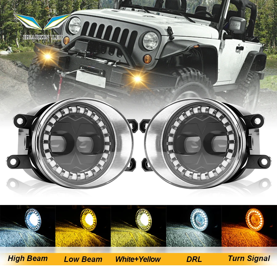 

3,5 ''60 Вт светодиодные противотуманные фары DRL дальнего света для Toyota Corolla Prius Highlander для Lexus LX570 RX350 RX450H GS350 GS460 для SCI