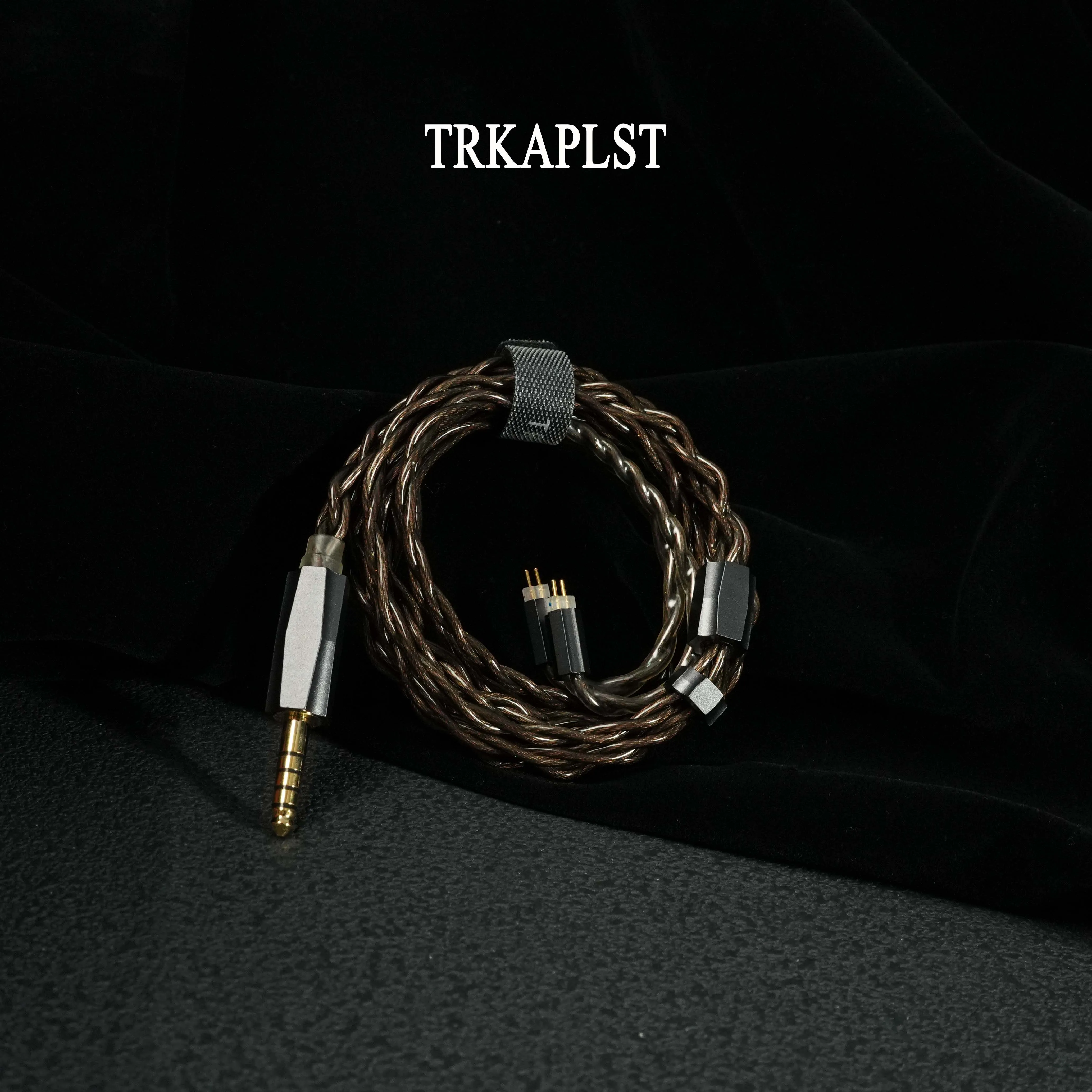 TRKAPLST-31 Silber-Palladium 4-adriges Upgrade-Kabel, 2,5/4,4 mm symmetrisch auf 0,78 mm 2Pin MMCX Dual 3,5 mm für IE900 IE600 HIFI-Kopfhörer – Detail 11