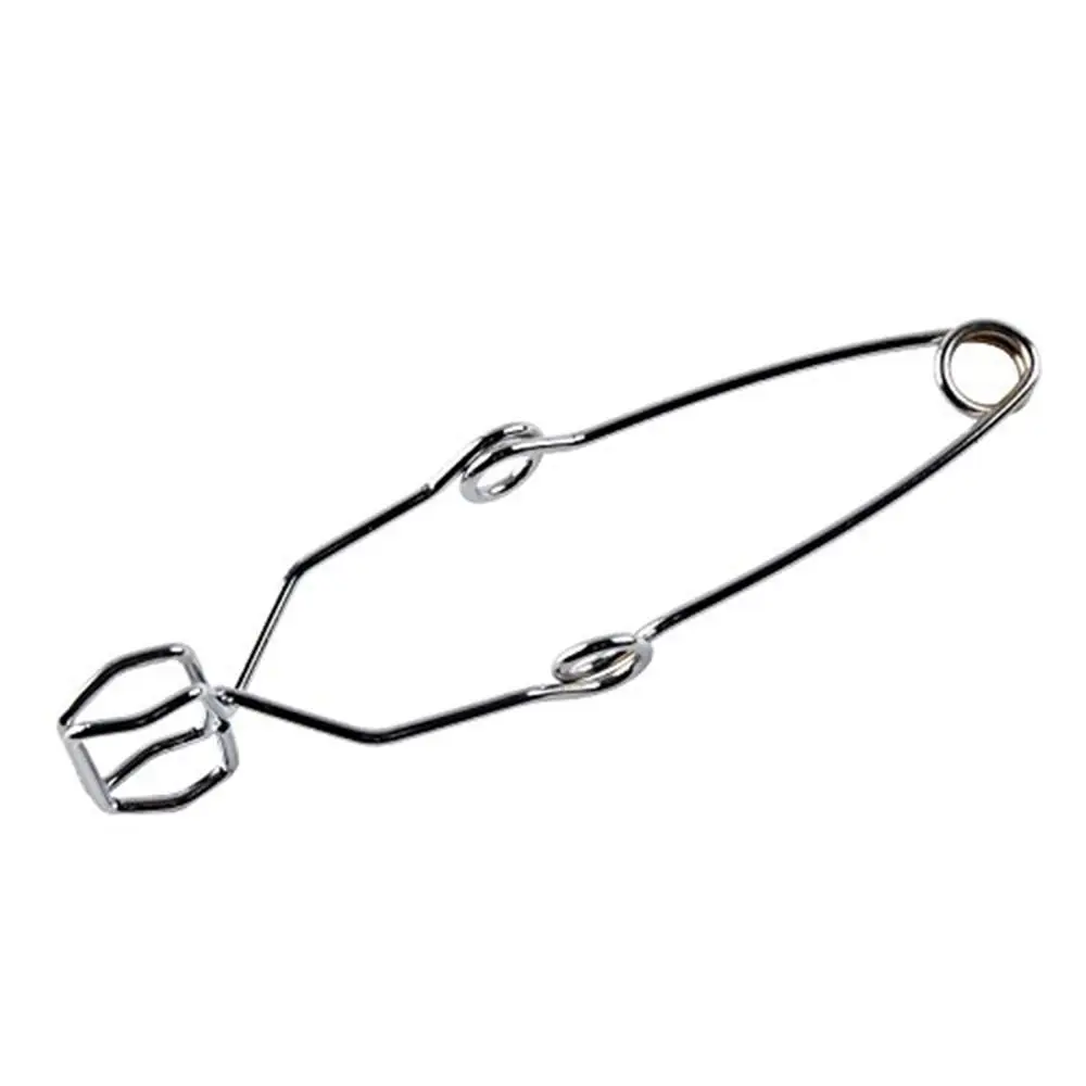 

Stainless Steel Spring Steel Test Tube Clip Silver 14.5cm Length Clamp Labs Chrome Plated Testing Holder Tool
