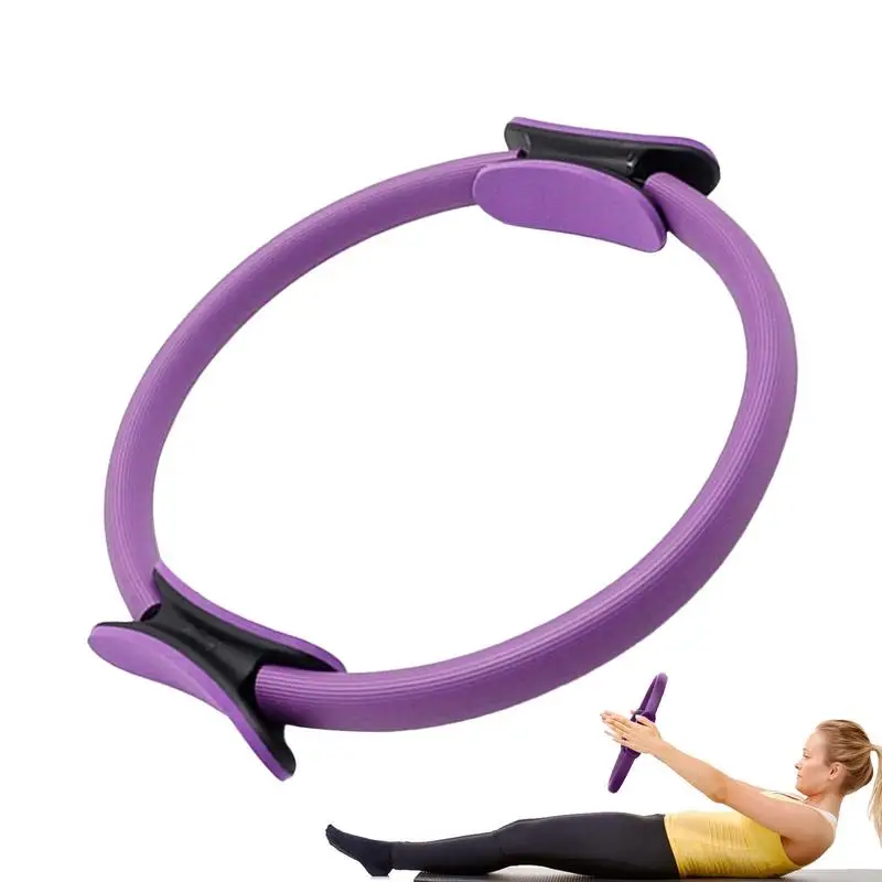 Equipo de anillo de Yoga y Pilates, equipo de ejercicio de muslo, Adductor ejercitador para la parte interna del muslo, círculos mágicos de Pilates, 15 pulgadas