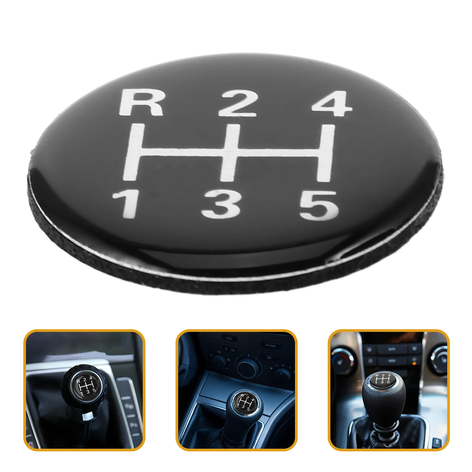 

Sticker Manual Round Shift Decals Car Transmission Head Circle Stickers