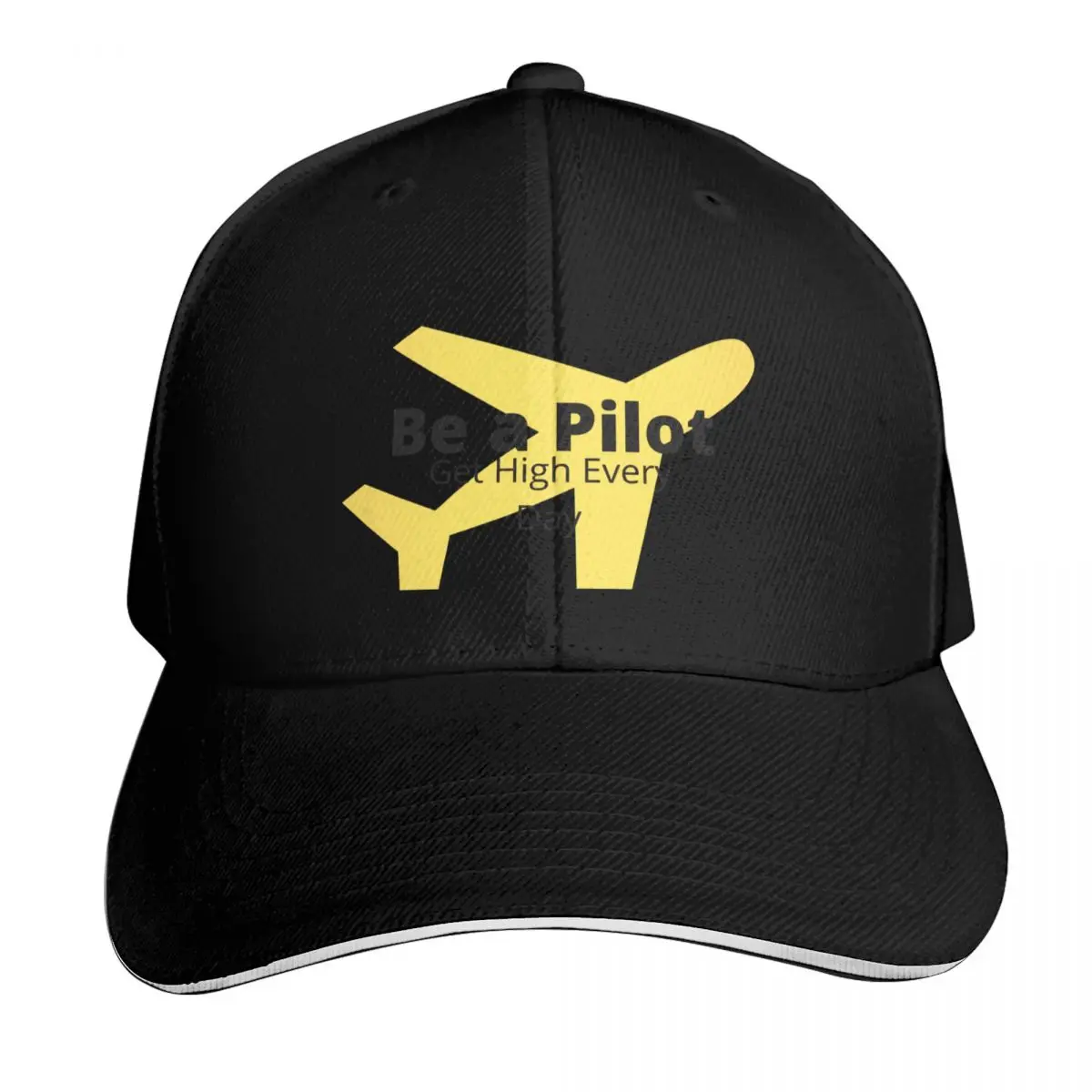 Get High Every Day White Baseball Cap derby hat fishing hat Designer Hat New In The Male Women's