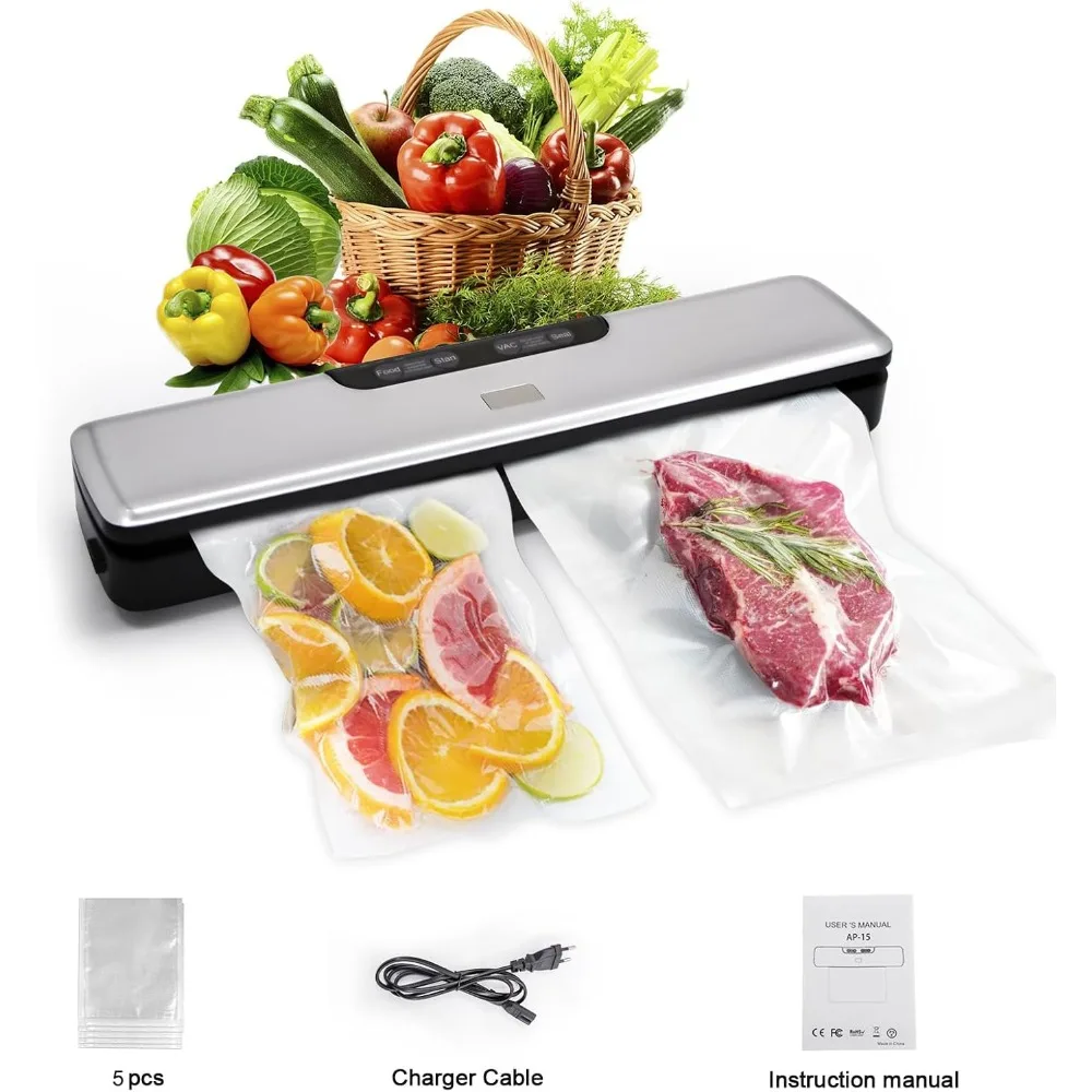 Vacuum Sealer Machine, Multi Food Storage with 5 Modes, Vacuum Food Sealers