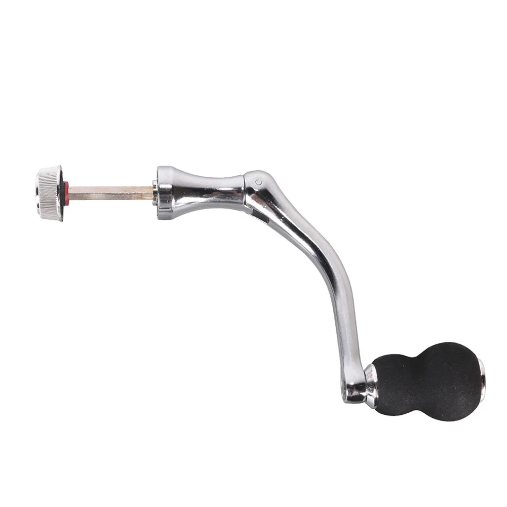 Balancín de mango de carrete interior para jardín, 1 unidad, 135x95mm, accesorios antideslizantes, proceso CNC, perilla EVA, reemplazo plegable