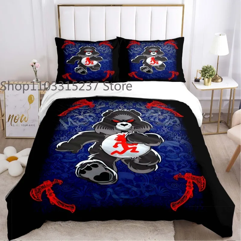 Juggalo Insane Clown Posse Band ICP Faygo Duvet Cover Sets Printed Bedding Set Double Queen King Size 2/3pcs